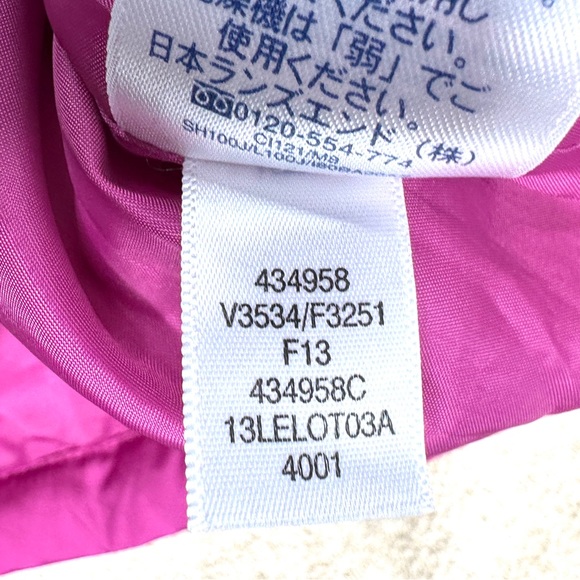Lands End Women Size 1X Pink Puffer Vest Winter Outdoor Down Filled - Picture 9 of 9